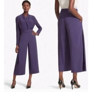 M.M. Lafleur Zhou Culotte Pants Wide Leg Women's Size 12 Purple